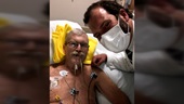 dr ducoin with his esophageal cancer patient bud hooke dup to medical devices