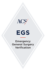 acs egs emergency general surgery verification badge awarded to tampa general hospital
