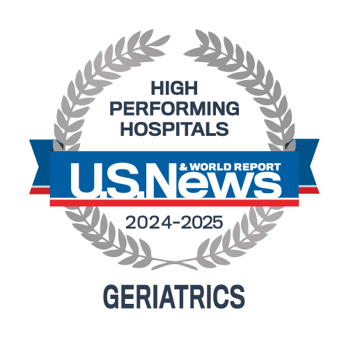 U.S. News & World Report High Performing Hospitals Geriatrics 2024 - 2025