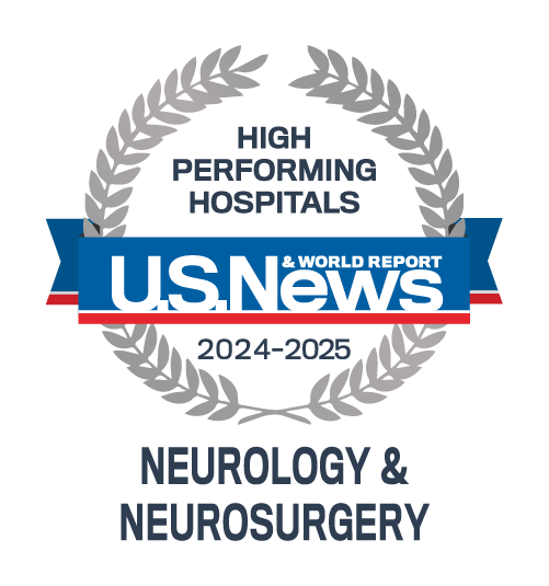 U.S. News & World Report High Performing Hospitals Neurology & Neurosurgery 2024 - 2025