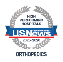 U.S. News & World Report High Performing Hospitals Orthopedics 2025-2026