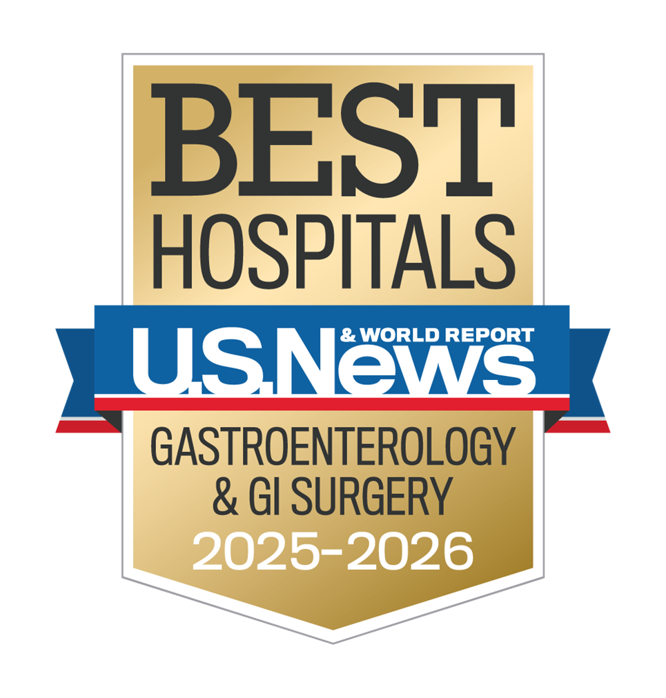 U.S. News & World Report Best Hospitals Gastroenterology & GI Surgery 2025-2026